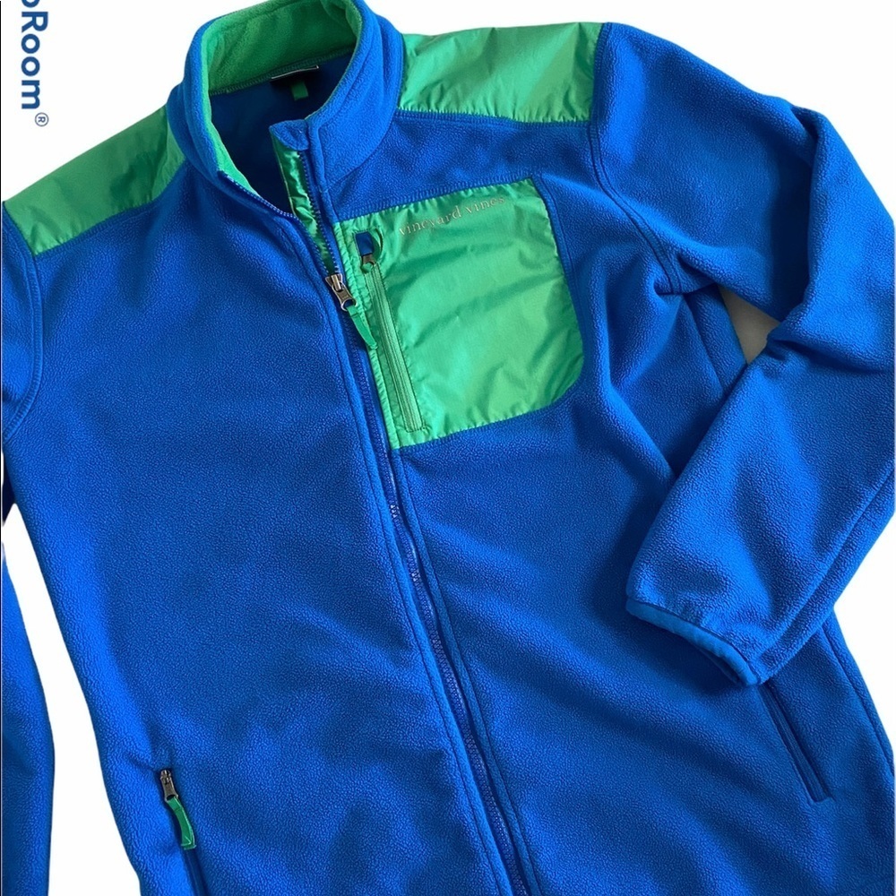 Vineyard Vines boys zip-up fleece size 20 EUC - Picture 1 of 10
